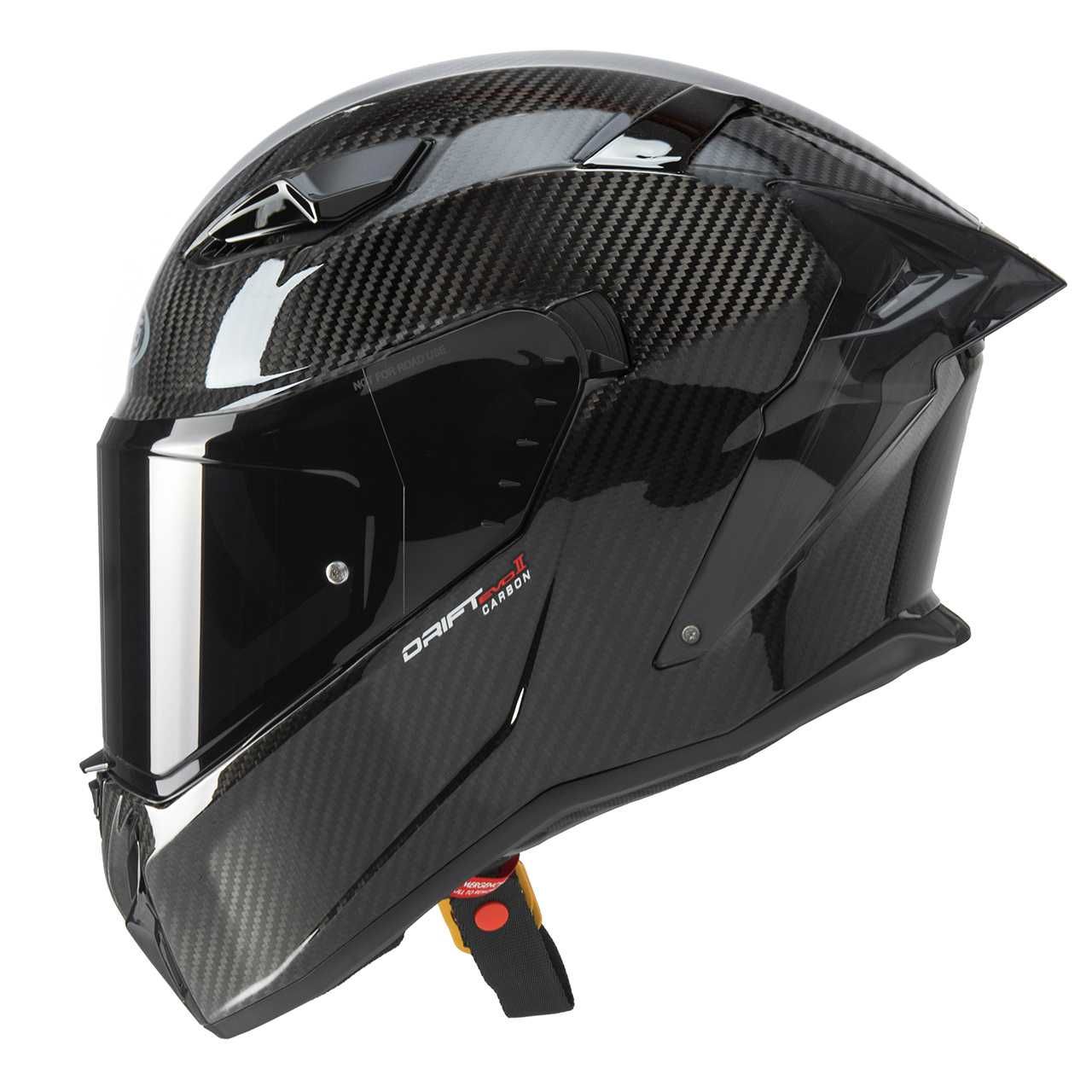 NOWY Kask Motocyklowy CABERG DRIFT Evo II CARBON DD blenda XL 61-62 cm