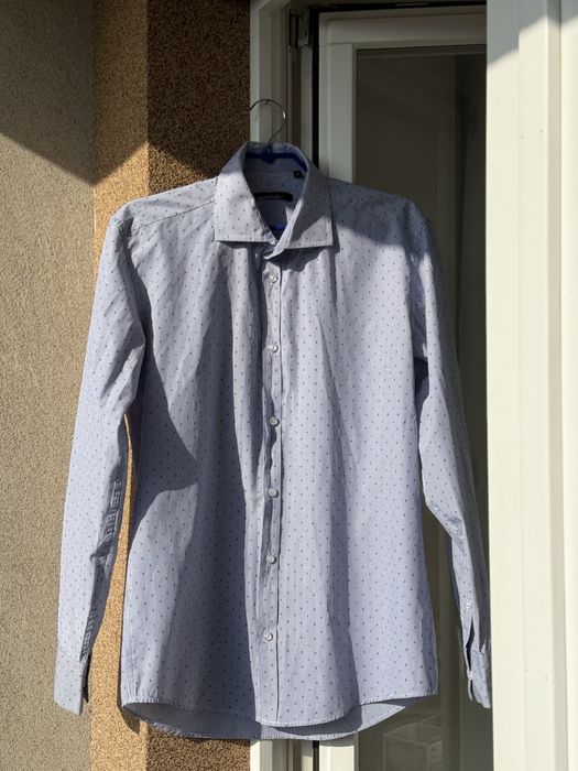 Чоловіча класична блакитна сорочка Arber