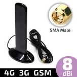 Выносная внешняя антенна GSM 3G 4G LTE 8 dBi 700-2700 МГц SMA 3 метра