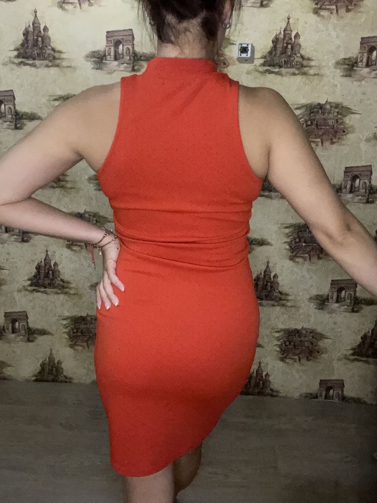 Сукня плаття футляр червоне Temt платье футляр