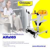Cadeira de transferência com sanita Alfa 103 - NOVA