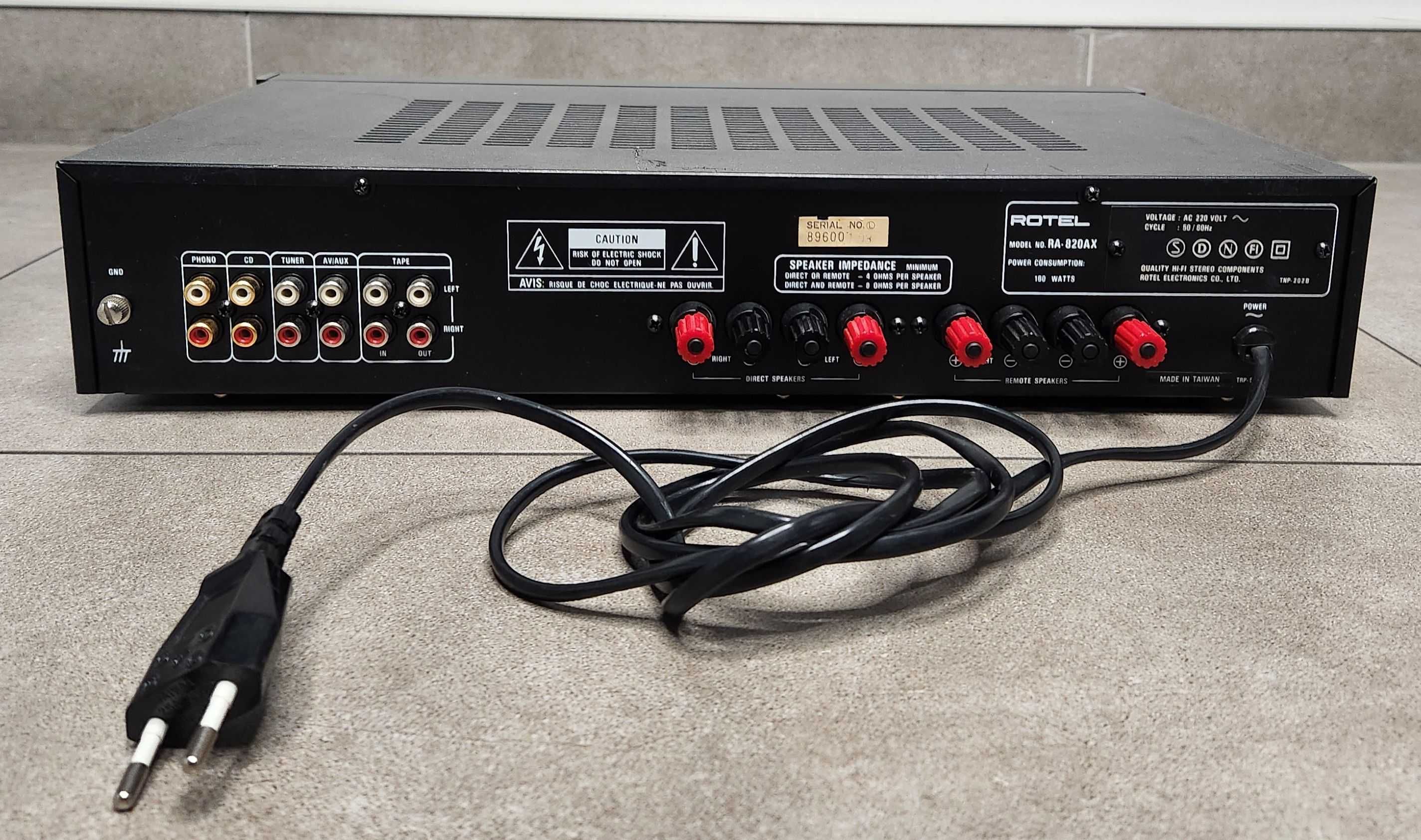ROTEL RA-820 AX wzmacniacz
