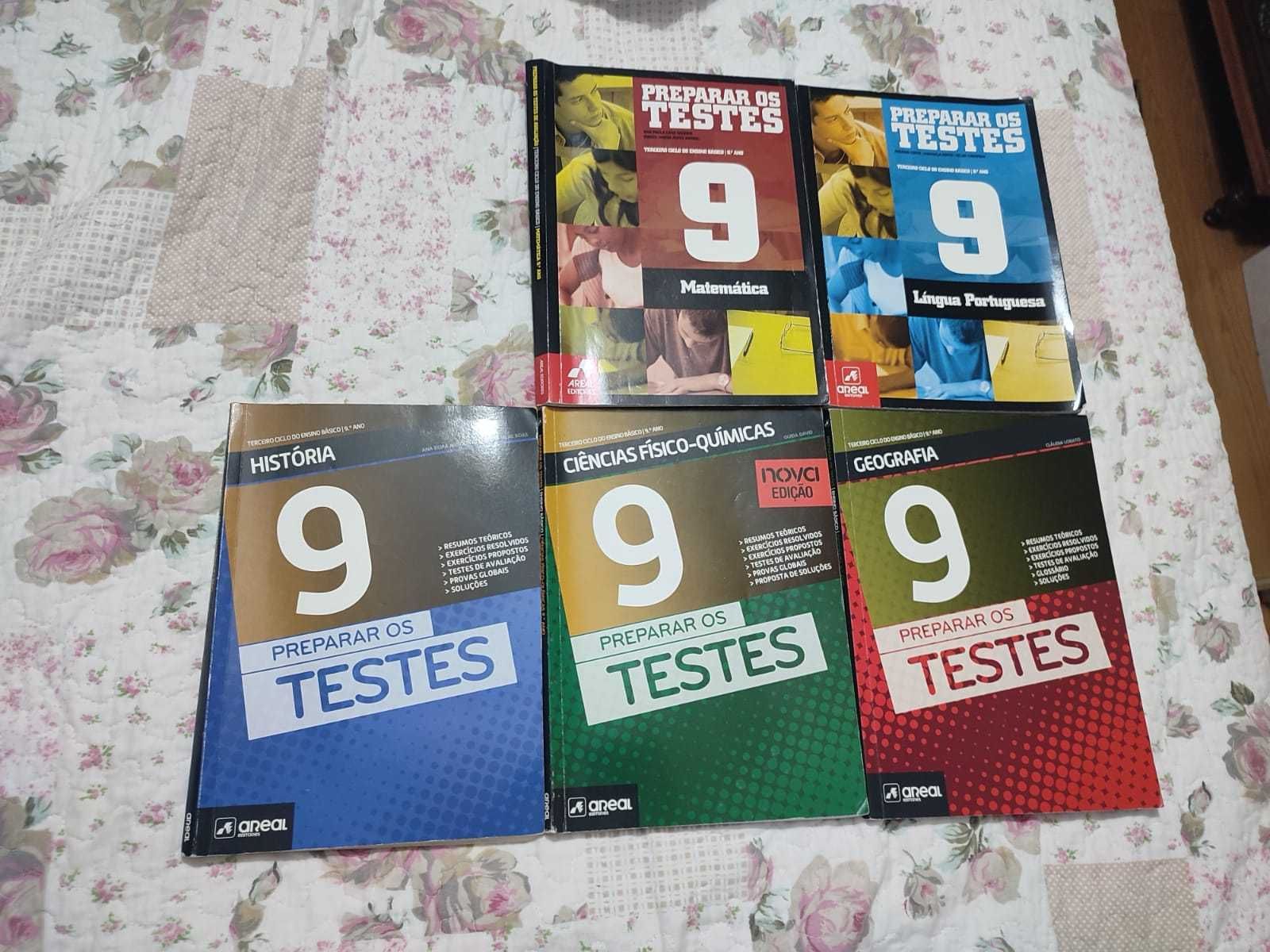 Livros Preparar os Testes – 7.º a 12.º ano - Areal Editores