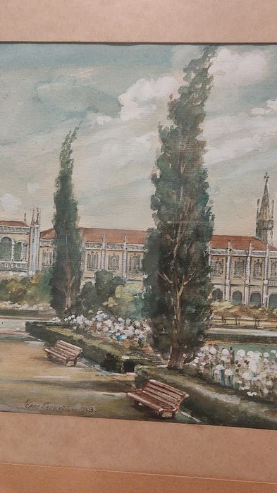 Aguarela do mosteiro dos Jerónimos