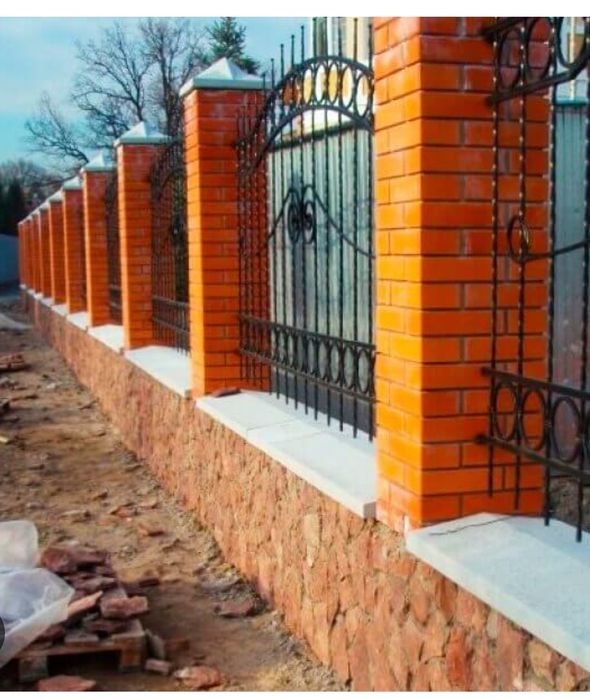 Парапет для паркану стан гарний, бу