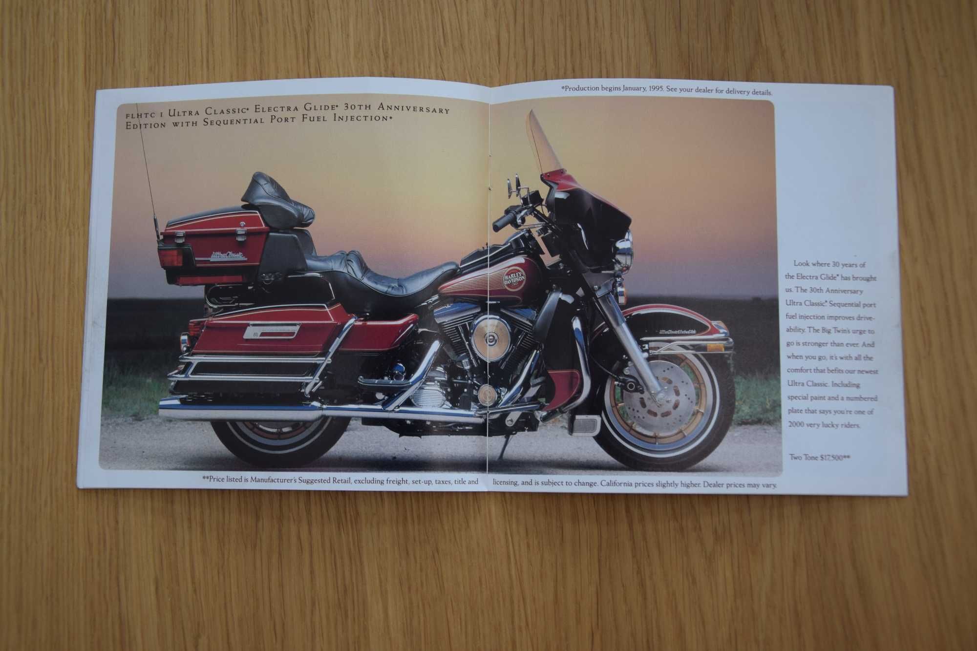 Harley Davidson Folder prospekt instrukcja