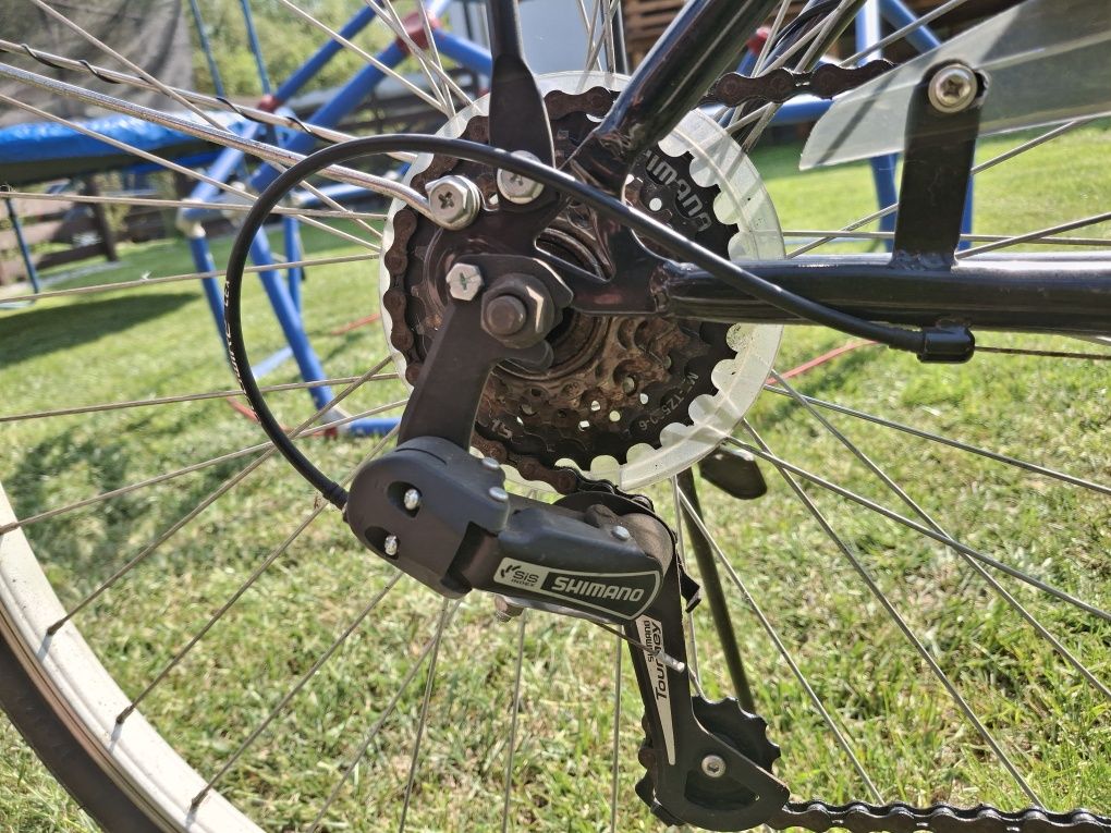 Rower Miejski Trekkingowe OLPRAN MERCURY LUX 28, SHIMANO