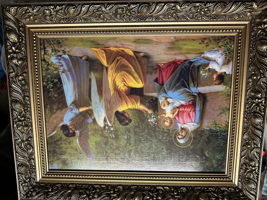 Obraz Maryji z dzieciatkiem i aniolami