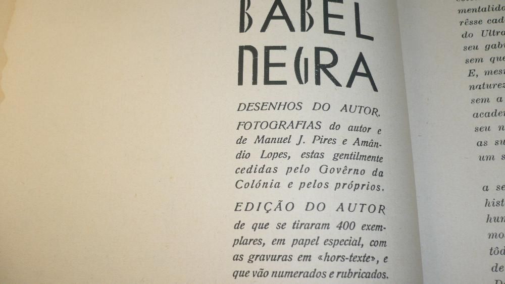 Babel Negra - Landerset Simões 1935