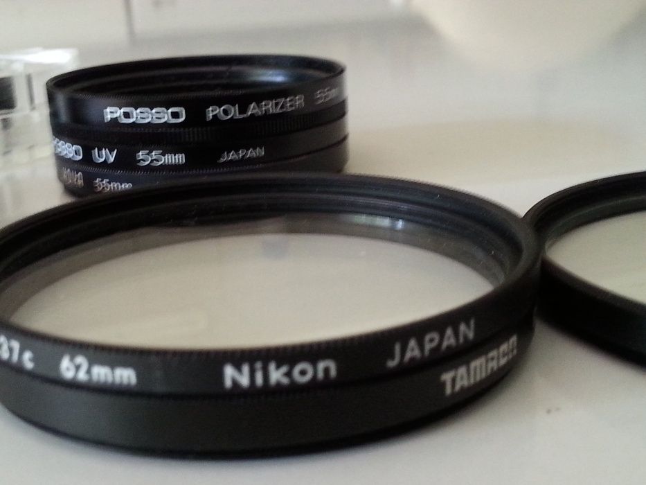 varios filtros para lentes fotograficas