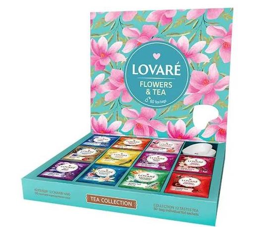 Zestaw herbat Lovare Flowers & Tea 12 smak 60 szt.