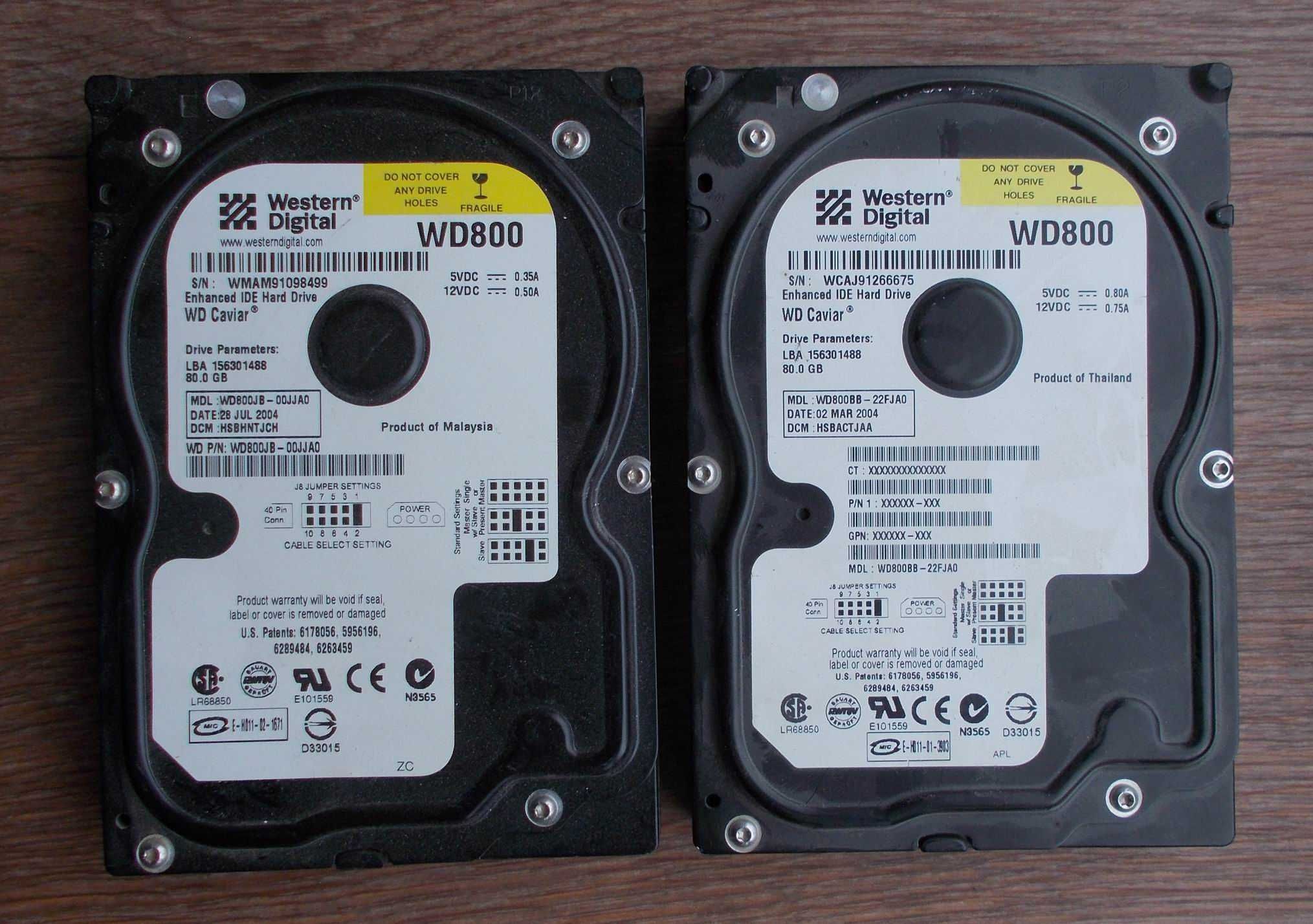 HDD WD800 80 Gb 7200 rpm