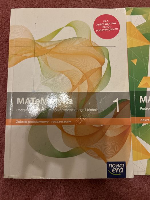 Matemtyka 1, 2,3, zakees podstawowy i rozszerzony, podręcznik