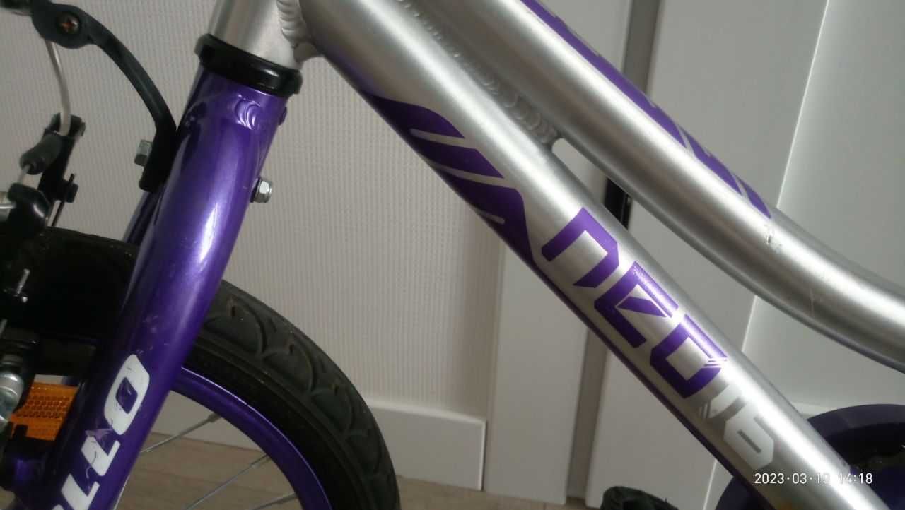 Apollo Neo 16'' - легкий дитячий велосипед, рама- алюміній