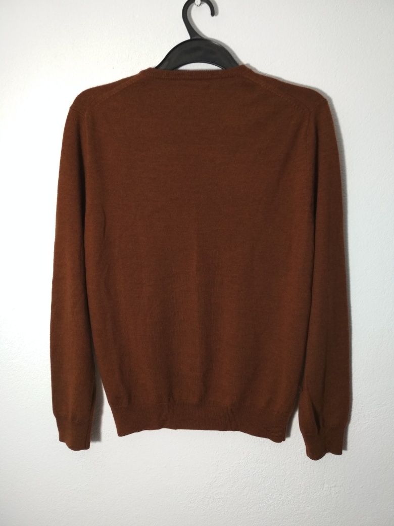Kangol wełniany brązowy sweter M
