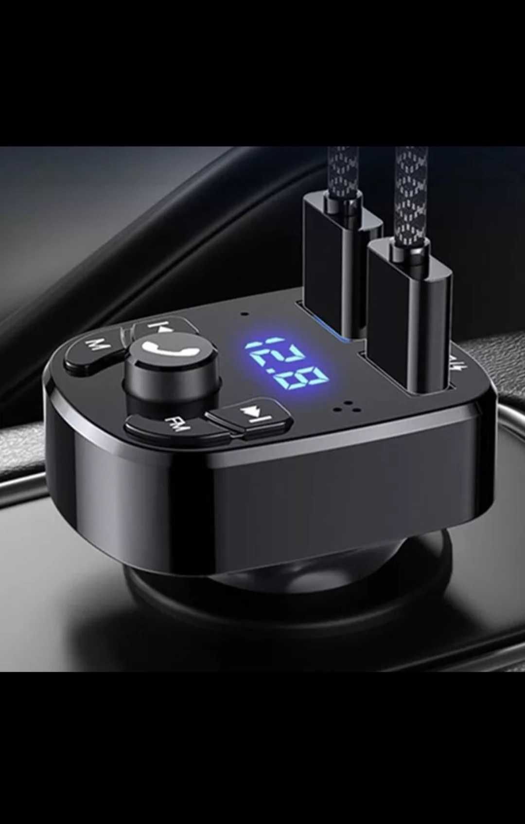 (НОВЫЙ) Автомобильный FM-ТРАНСМИТТЕР Модулятор USB зарядное устройство