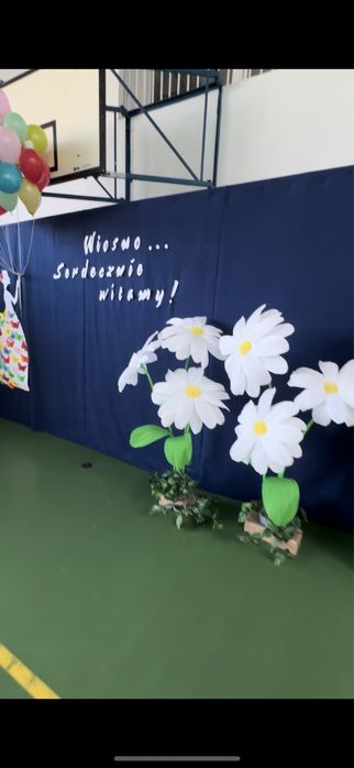 Napis Wiosno derdecznie witamy