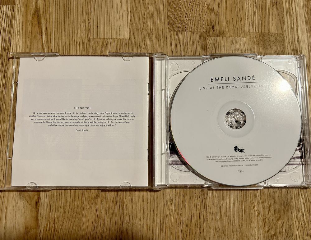 CD Emeli Sande Live at the Royal Albert Hall