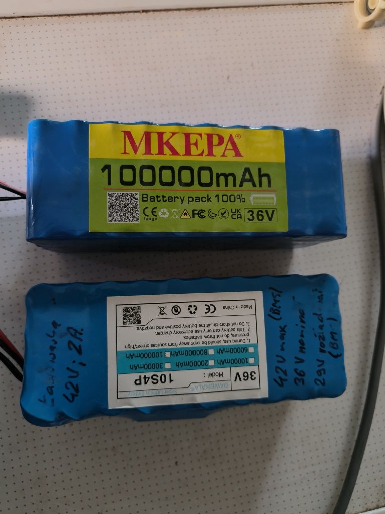 Bateria li-ion 36v 10s4p
