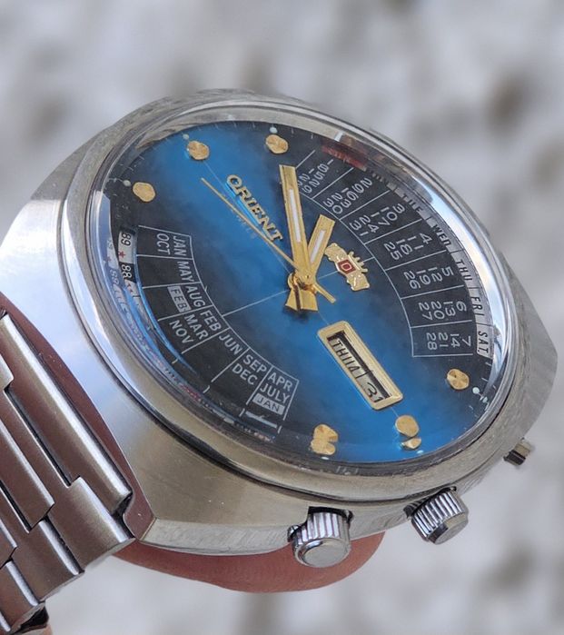 Zegarek Orient Cesarski Patelnia niebieski