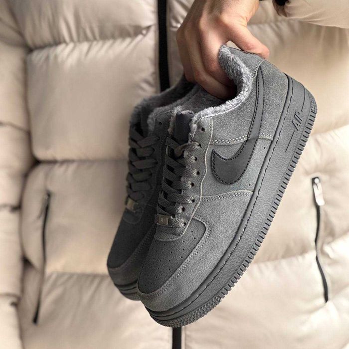 38 розмір - Зимові, хутрові, замшеві - Nike Air Force Winter