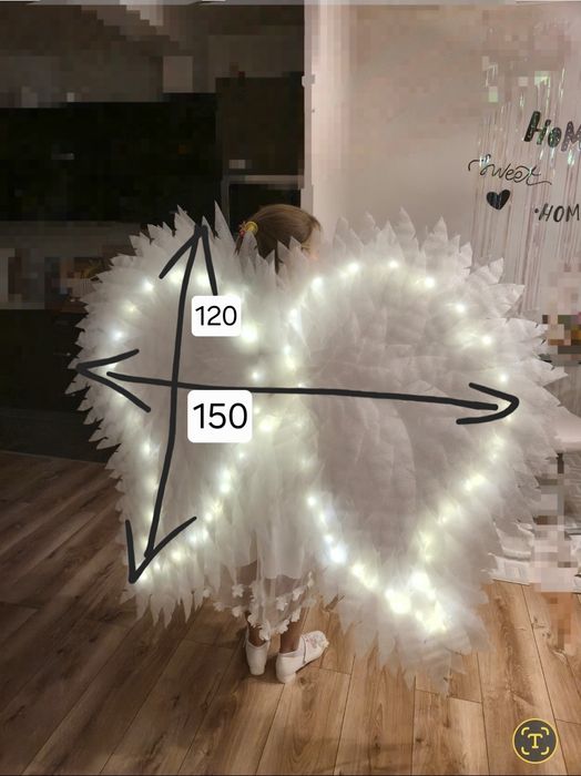 Skrzydła Anioła dla dzieci albo dla osoby dorosłej