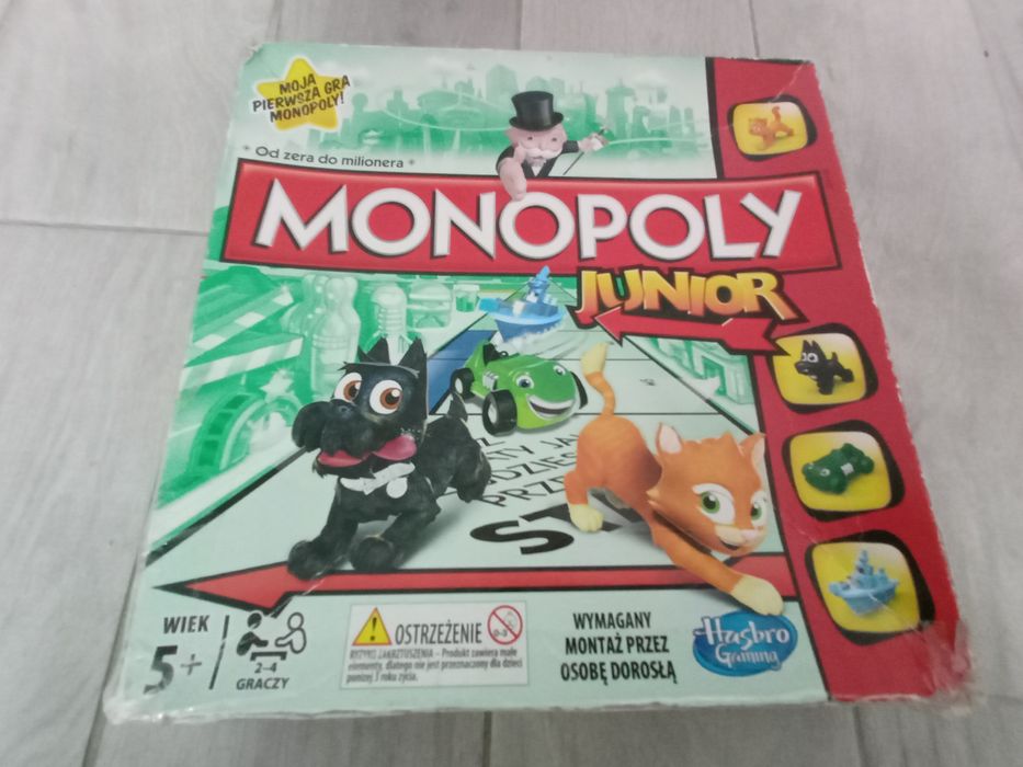 Gra monopoly junior mega!