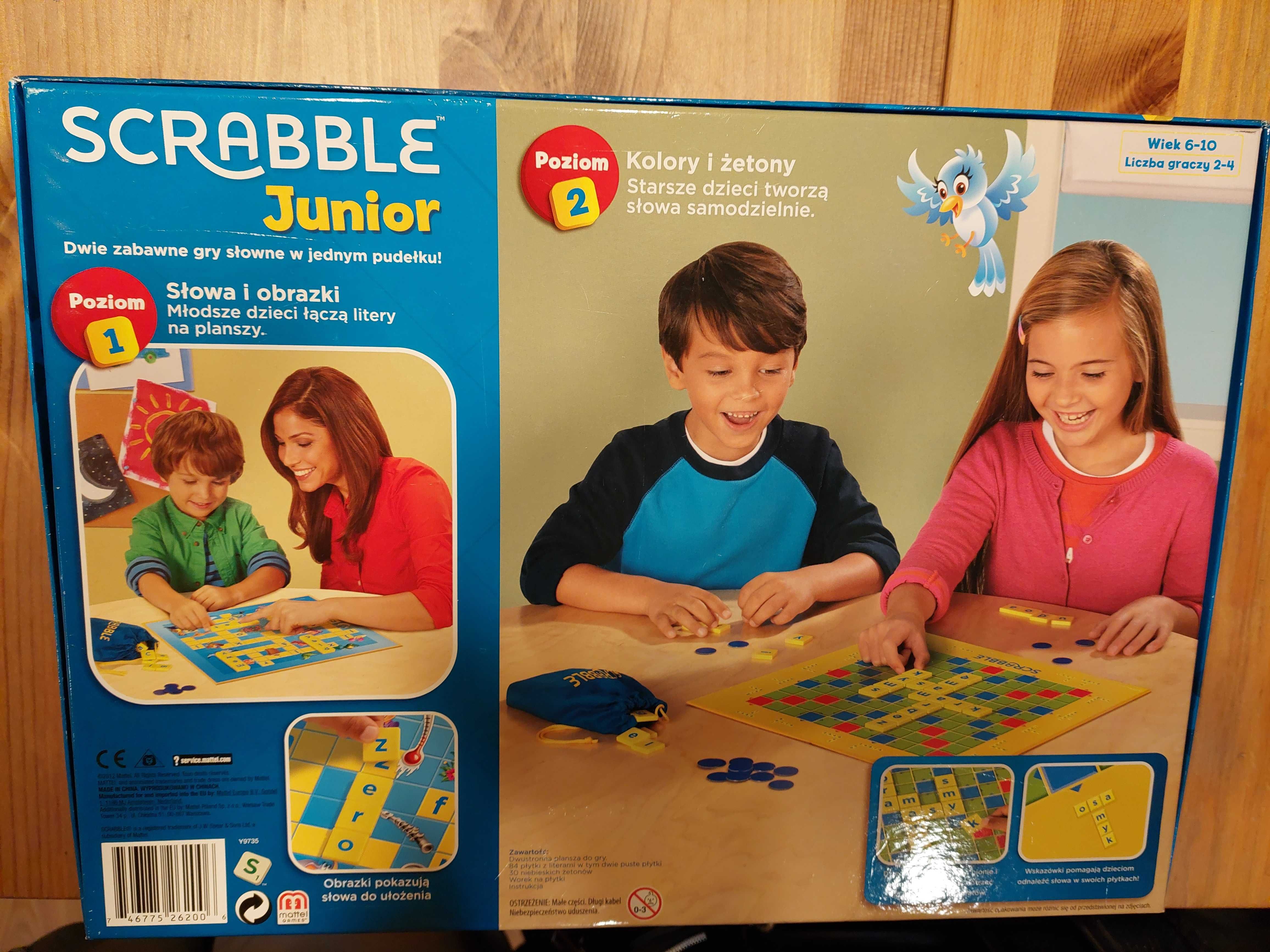 Gra dla dzieci Scrabble Junior