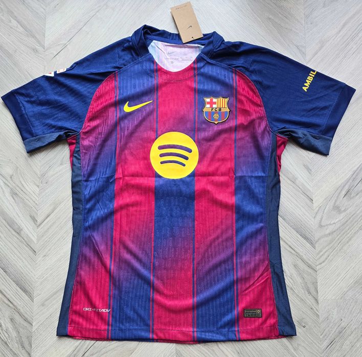 koszulka FC BARCELONA domowa 2025/2026 GAVI 6! meczówka M slim! LaLiga