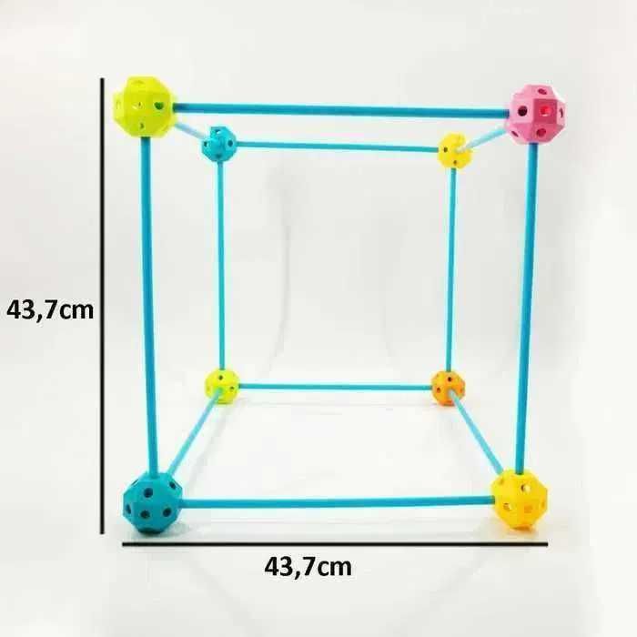 Pro Kids Słomki konstrukcyjne gigant 118El.-Creative forts-Nowe