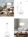 Lampa Eglo Optica komplet! 2x stojąca lampa + 1 wisząca