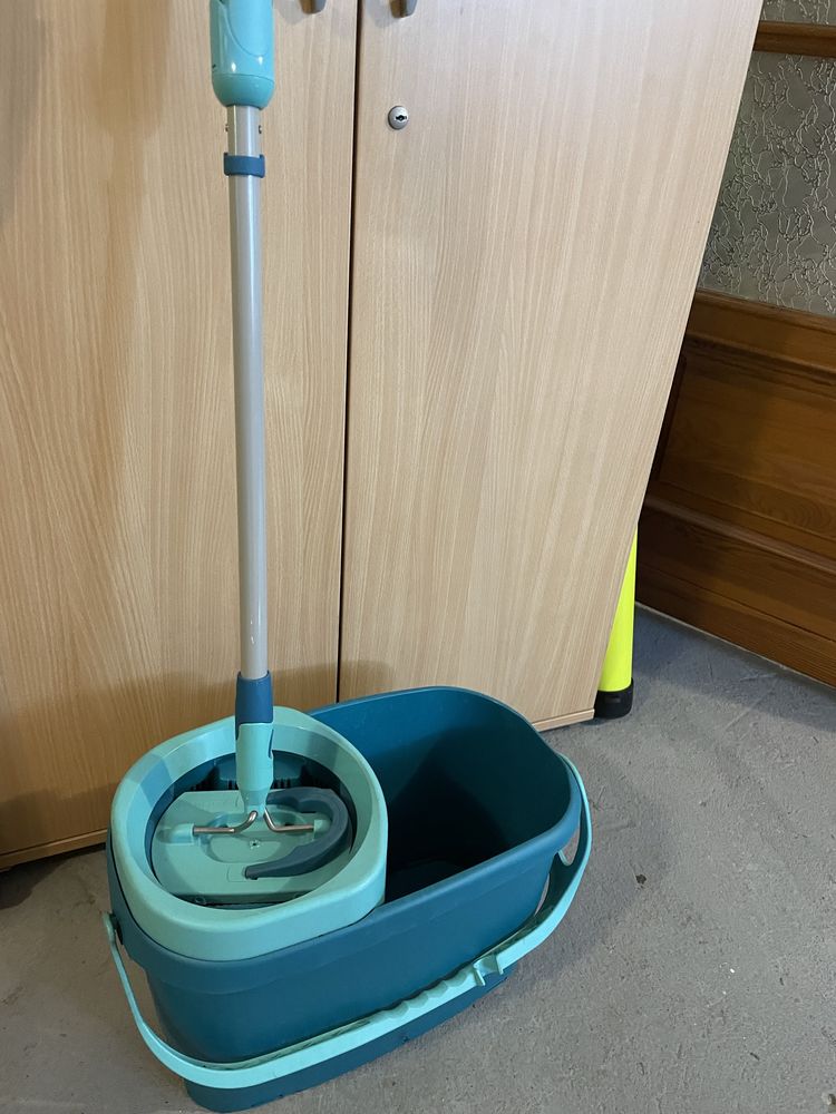 LEIFHEIT Clean Twist M Ergo zestaw wiadro mop płaski