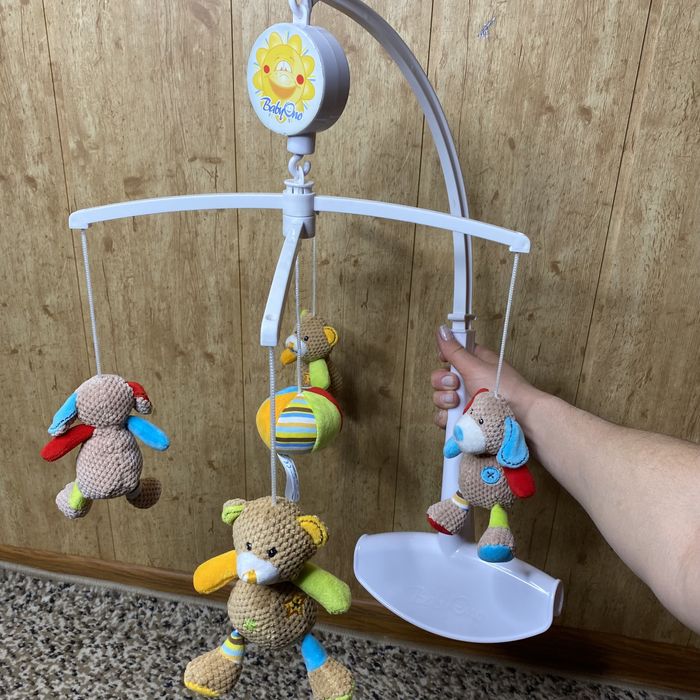 Музыкальная карусель BabyOno мишки и собачки