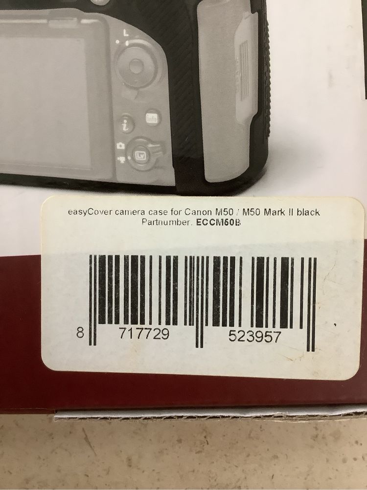 Capa silicone para câmara Canon M50 / M50 MarkII
