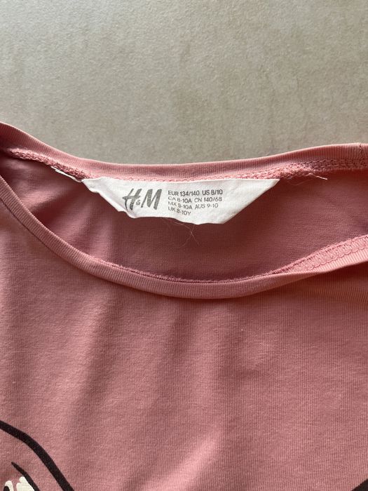 Bluzki H&M rozm 134/140 cena za 2szt