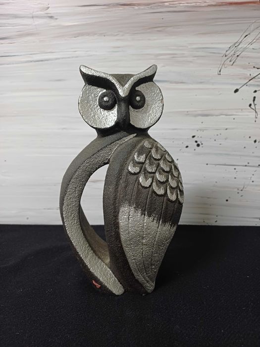 Coruja de decoração com 27cm