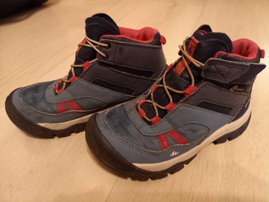 Buty turystyczne dla dzieci decathlon wodoodporne r. 28
