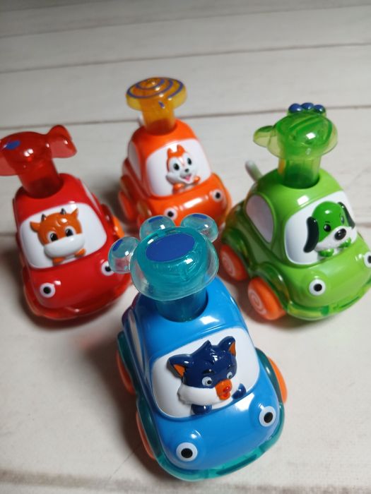 Kolorowe autka dla dzieci zwierzątka Forest animal car 12m+