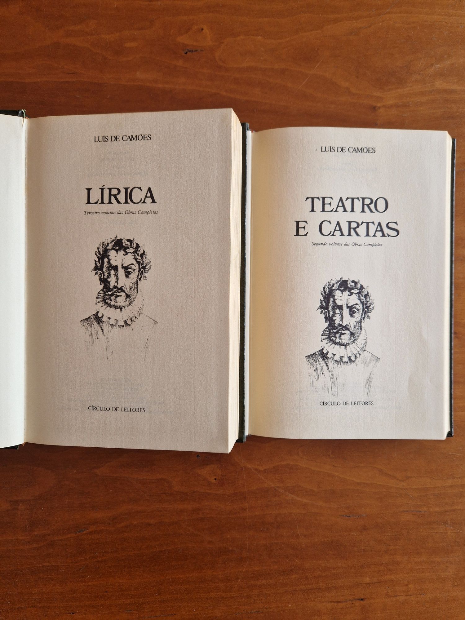 "Obras Completas" - "Lírica" e "Teatro e Cartas", de Luís de Camões