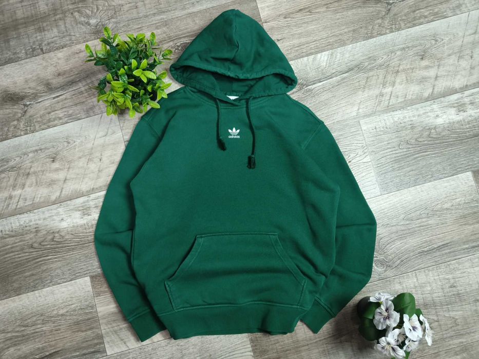 ADIDAS широке худі чоловіче зелене бавовна М