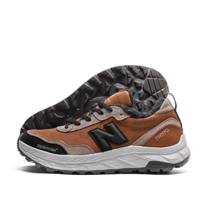 Зимові кросівки чоловічі шкіряні New Balance 40-45р на хутрі
