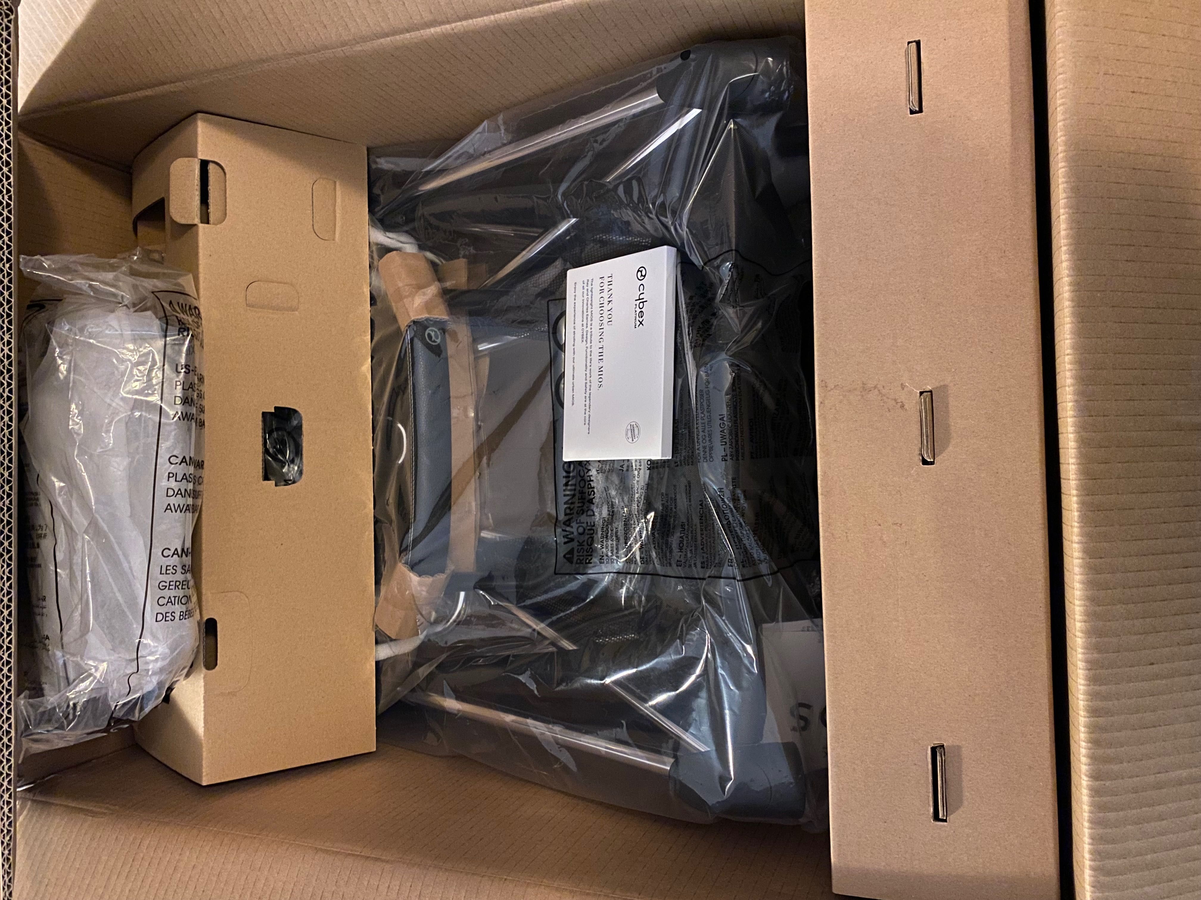 Nowy wózek Cybex Mios 2w1 – Pearl Grey – oryginalnie zapakowany