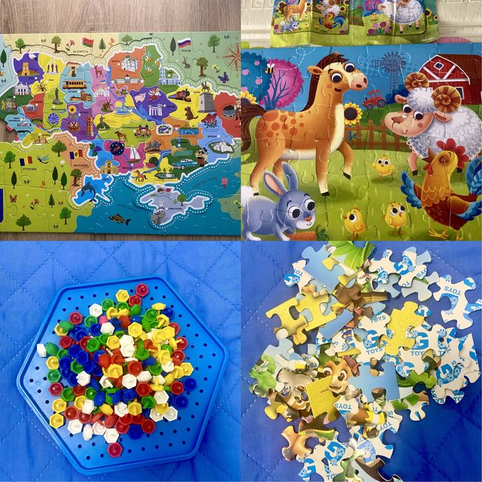 Пазлы ,мозаика лот