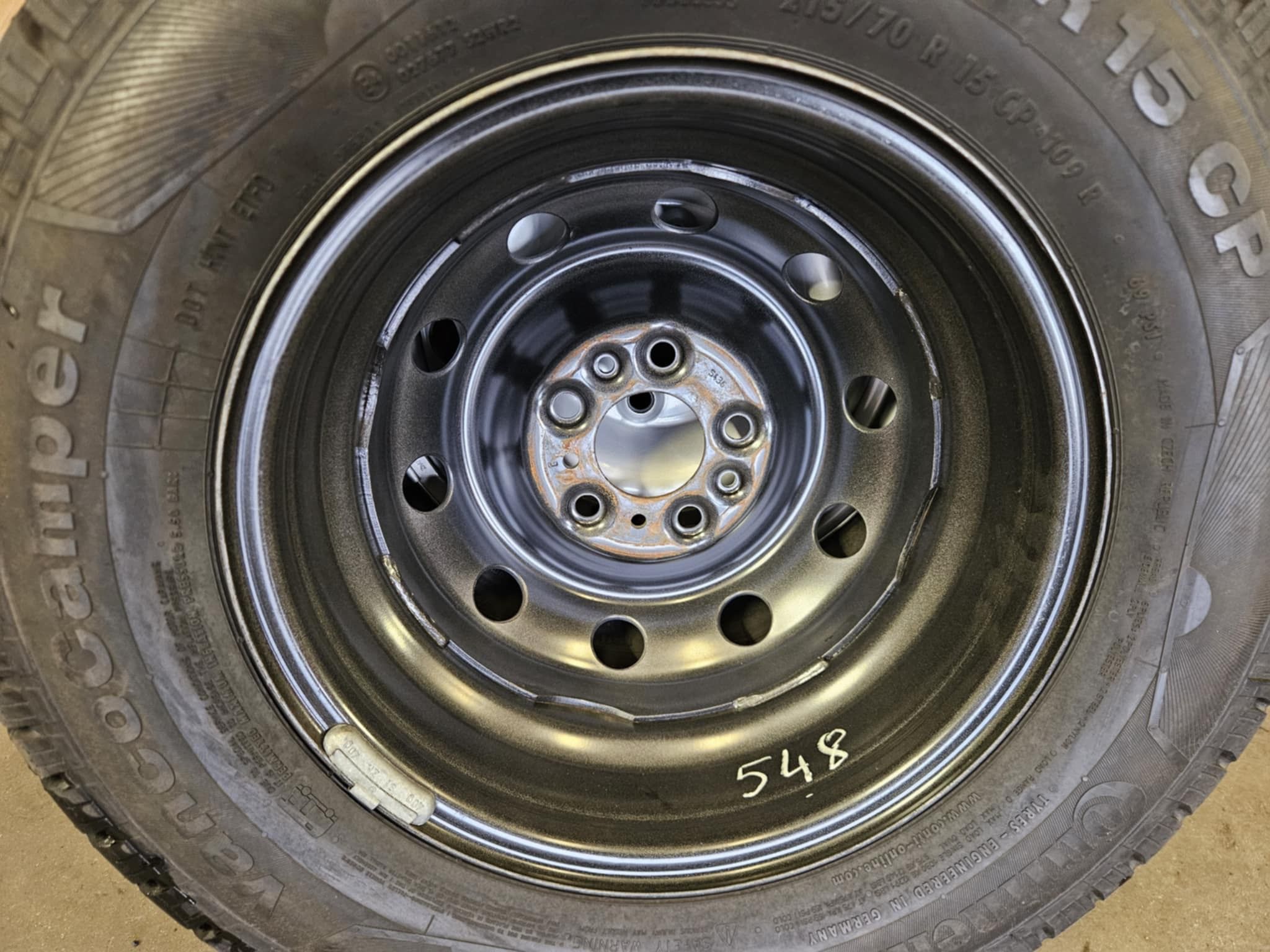 4x Felgi stalowe 15 5x118 ET68 Ducato / Jumper / Boxer + TPMS [548]