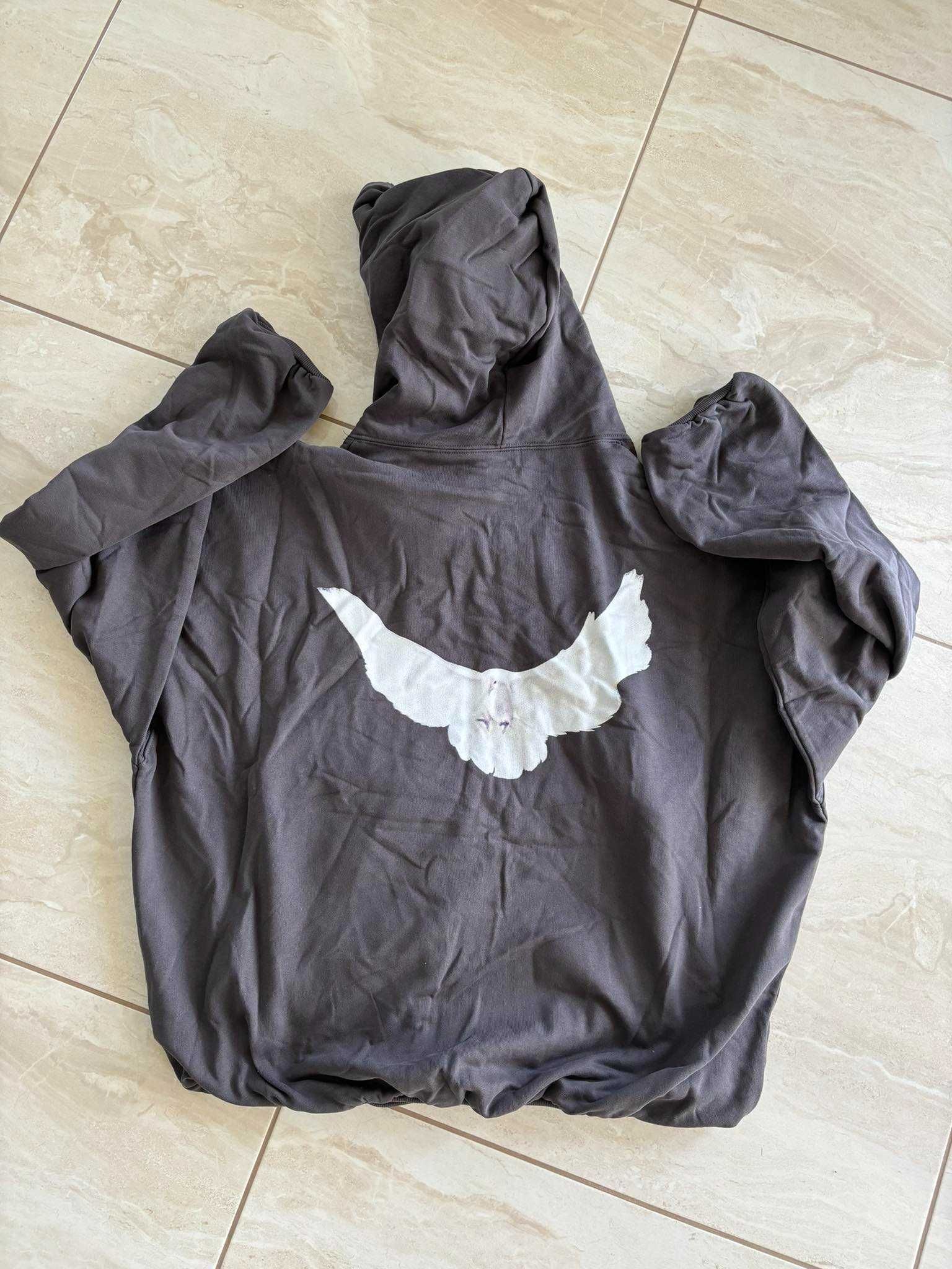 bluza Yeezy Gap Engineered by Balenciaga Dove Hoodie szara size L