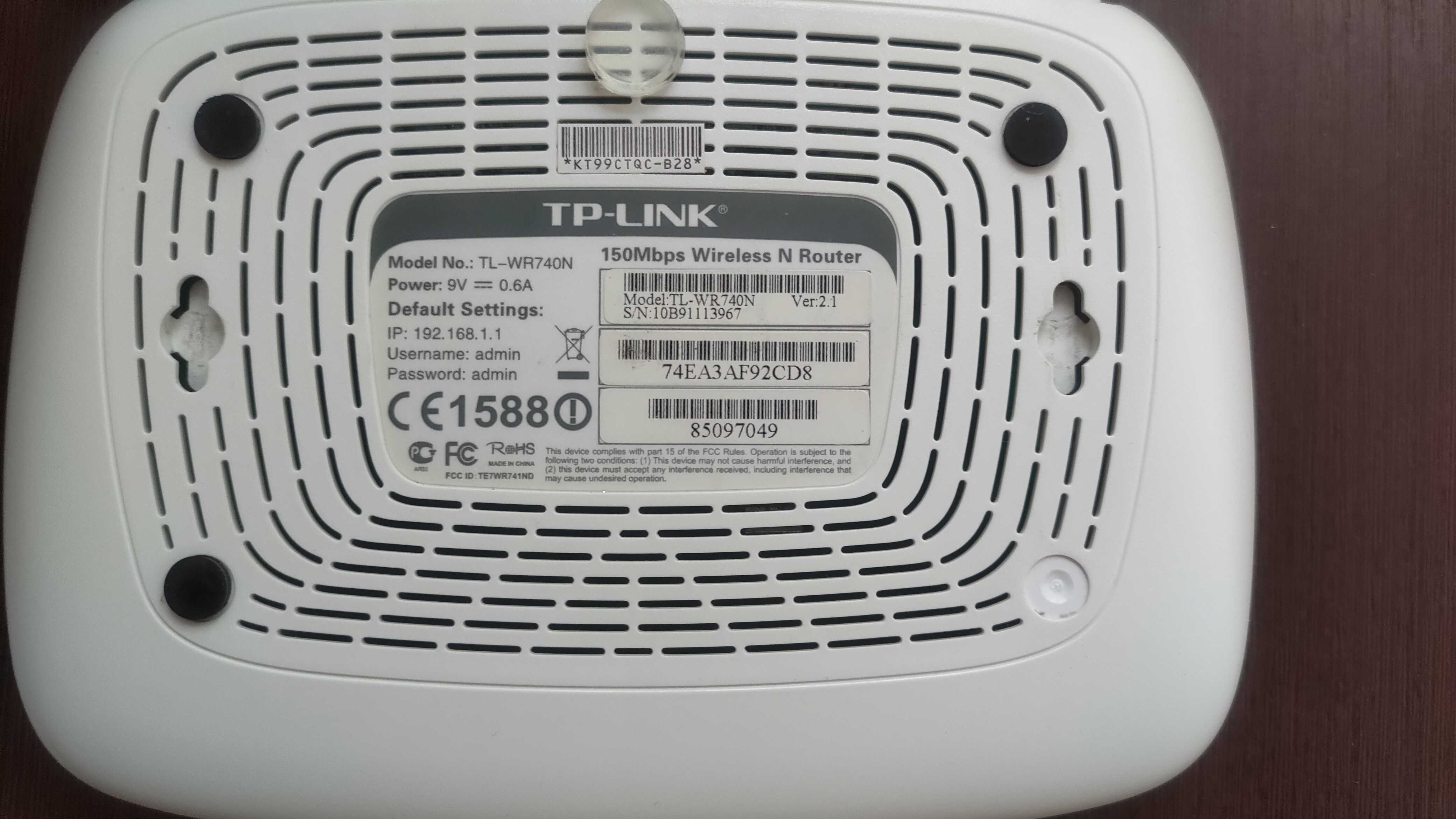 2x Router TP-link TL-WR740N TL-WR340G