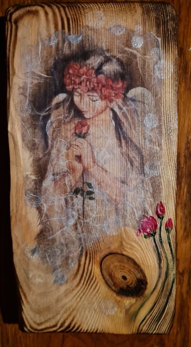 Anioł na starych deskach