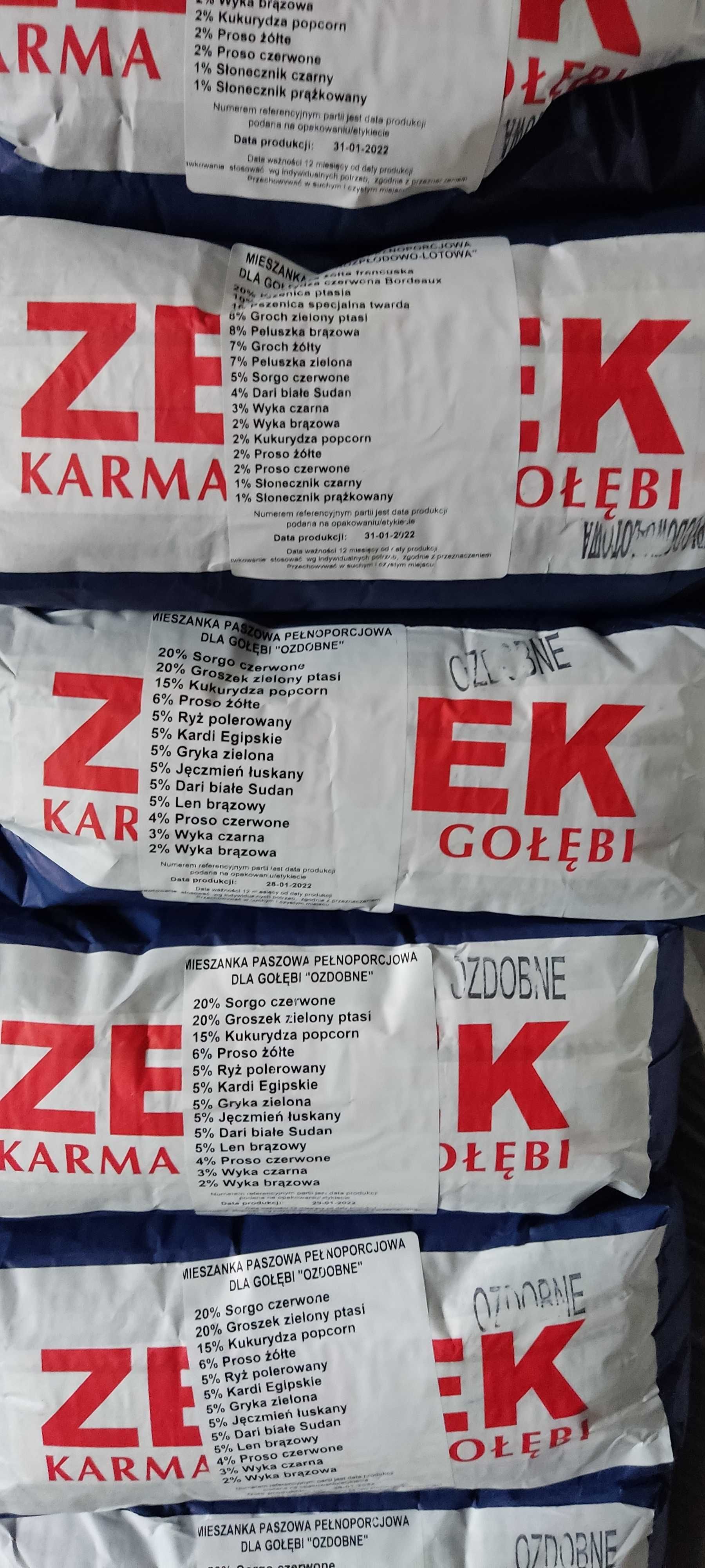 Pasza Karma dla gołębi (ptaki ozdobne bażanty perliczki)