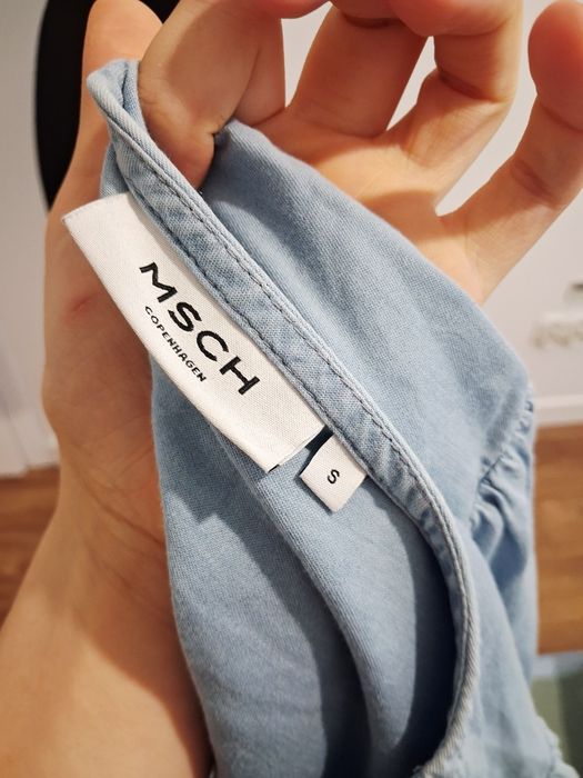 Msch Copenhagen sukienka błękitna damska S