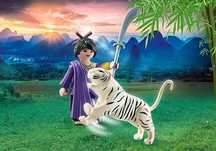 Playmobil Lutadora asiática e tigre NOVO